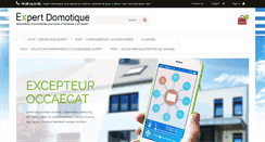 Desktop Screenshot of expert-domotique.com